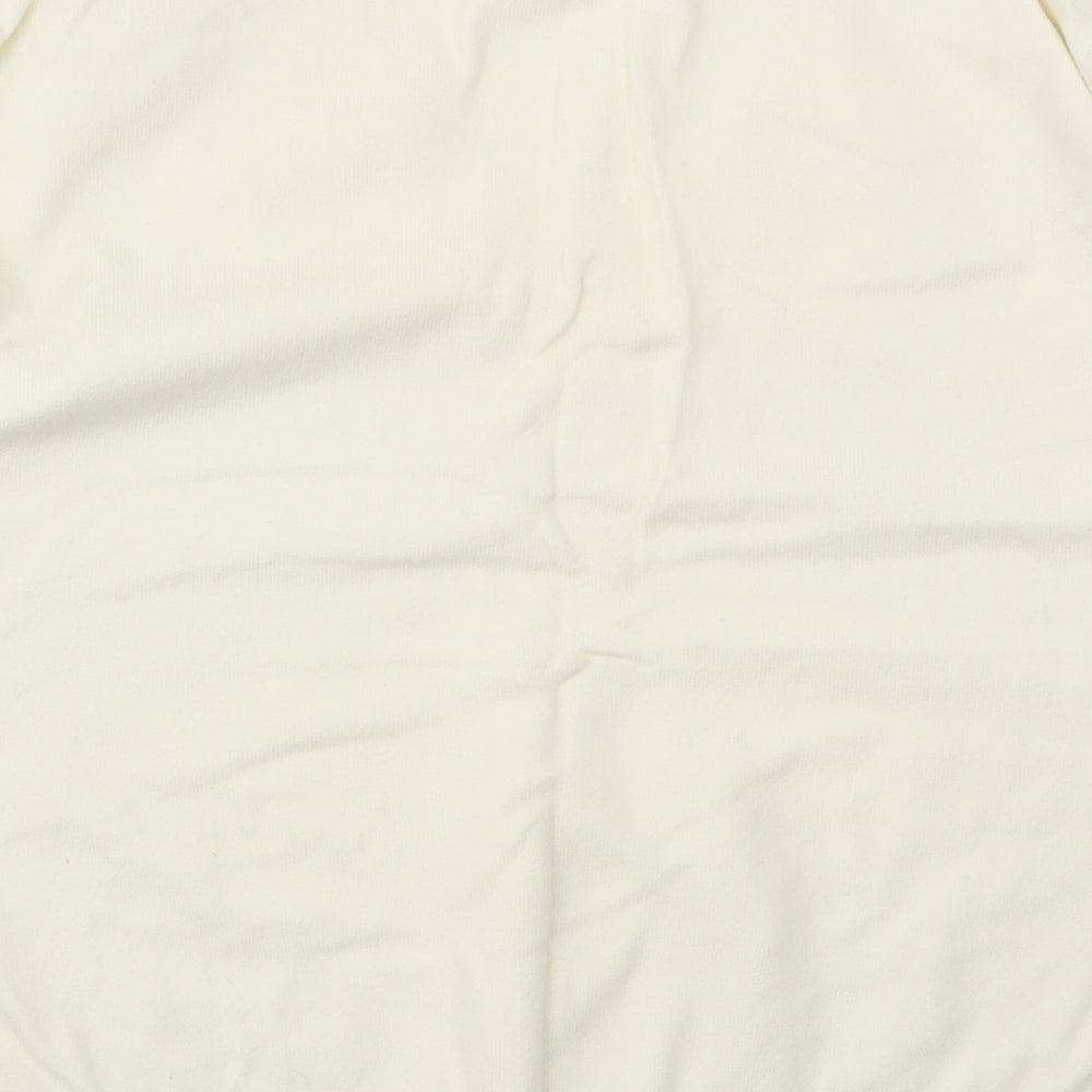 Womens UK Size M Preworn Ivory Pullover Jumper