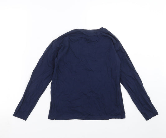 George Girls Blue Basic T-Shirt Size 10-11 Years - #tiana