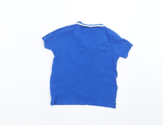 Fred & FLo Baby Blue Basic Polo Size 18-24 Months