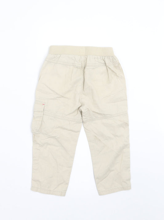 Gap Girls Beige Cargo Trousers Size 3 Years