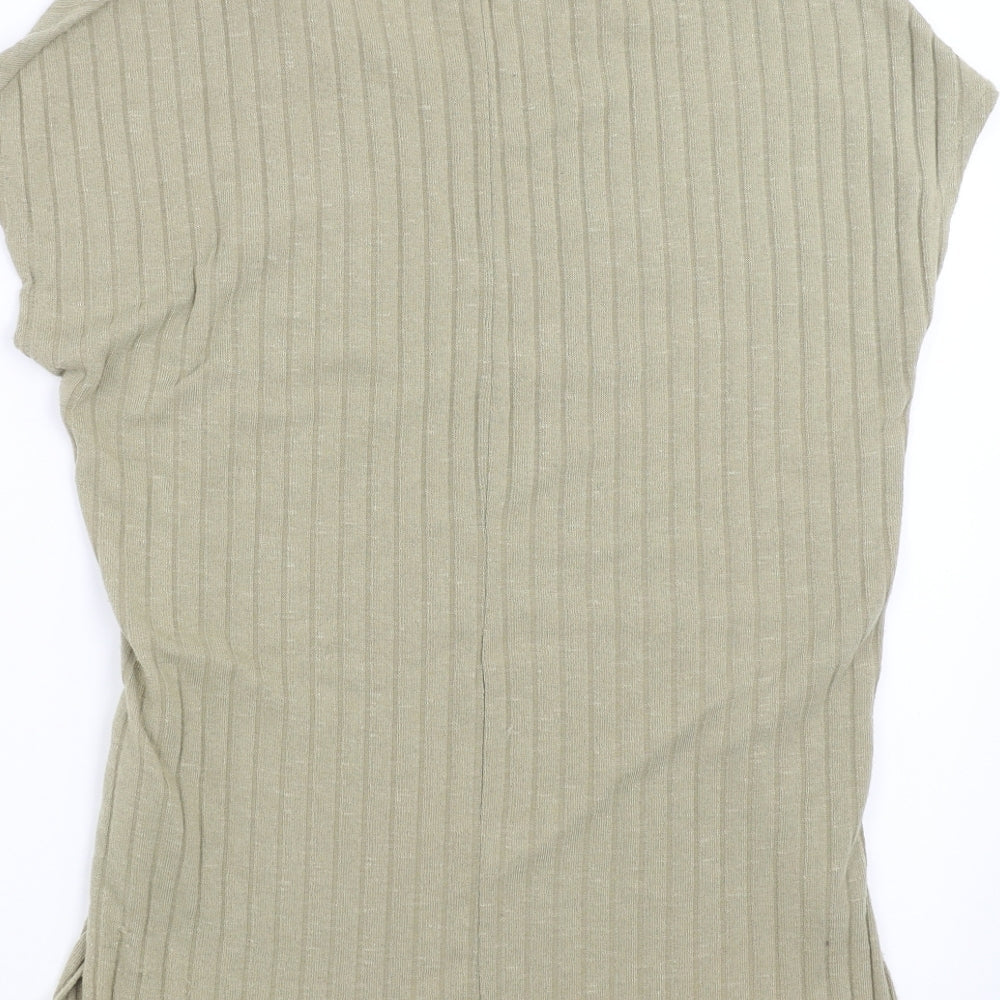 Womens UK Size 8 Topshop Green Pullover Jumper