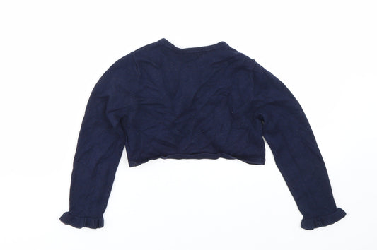 Couture Princess Girls Blue Cape Jumper Size 5 Years