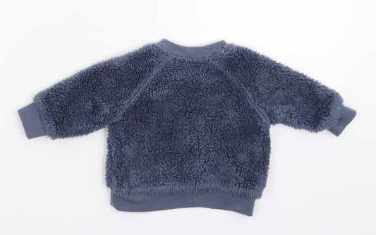 Nutmeg Boys Blue Pullover Jumper Size 0-3 Months
