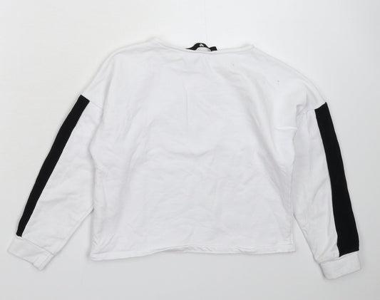 Very Girls White Pullover Sweatshirt Size 9 Years