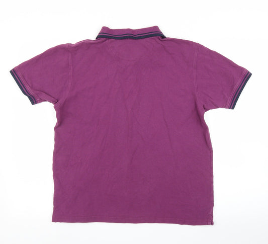 EWM Mens Pink Polo Size M