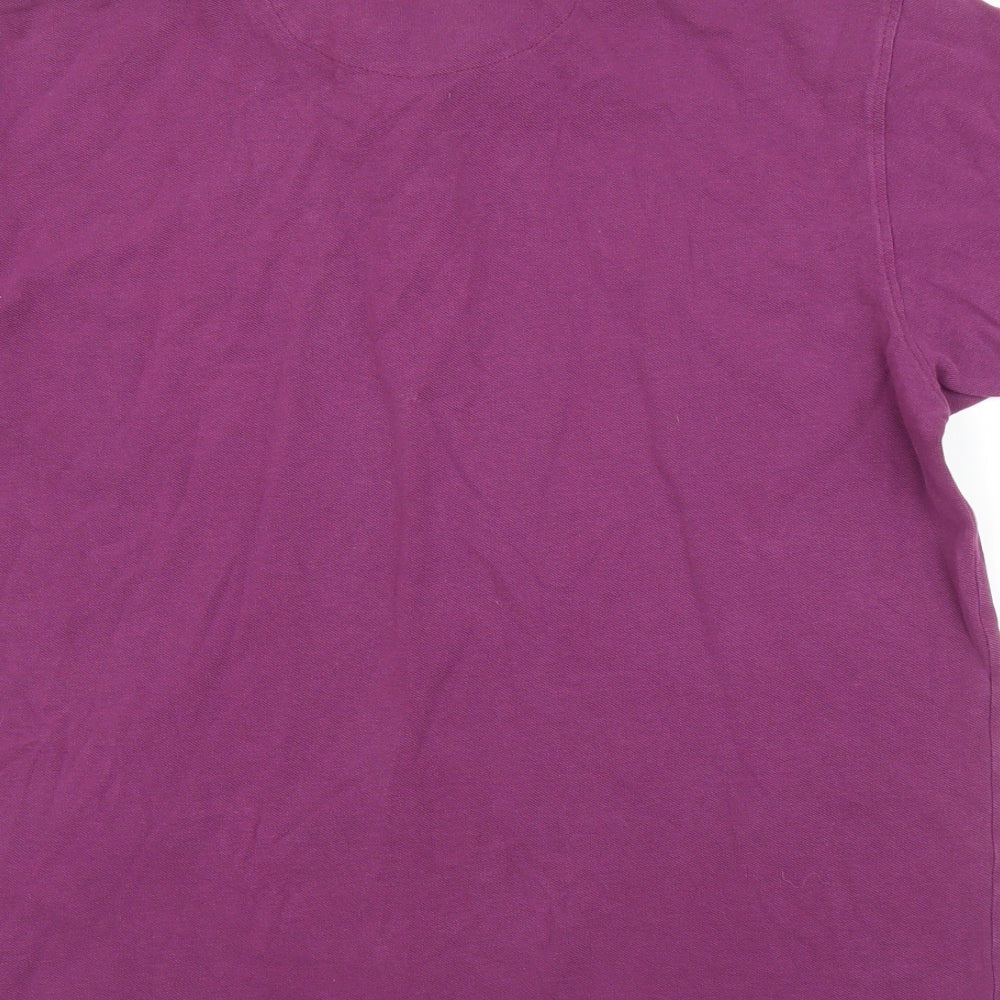 EWM Mens Pink Polo Size M