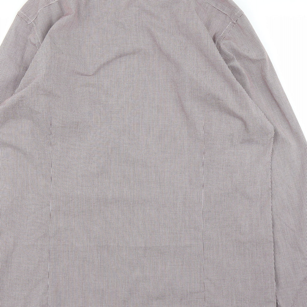 Red Herring Mens Purple Button-Up Size 16