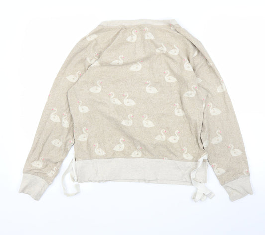 Womens UK Size S NEXT Beige Pullover Jumper