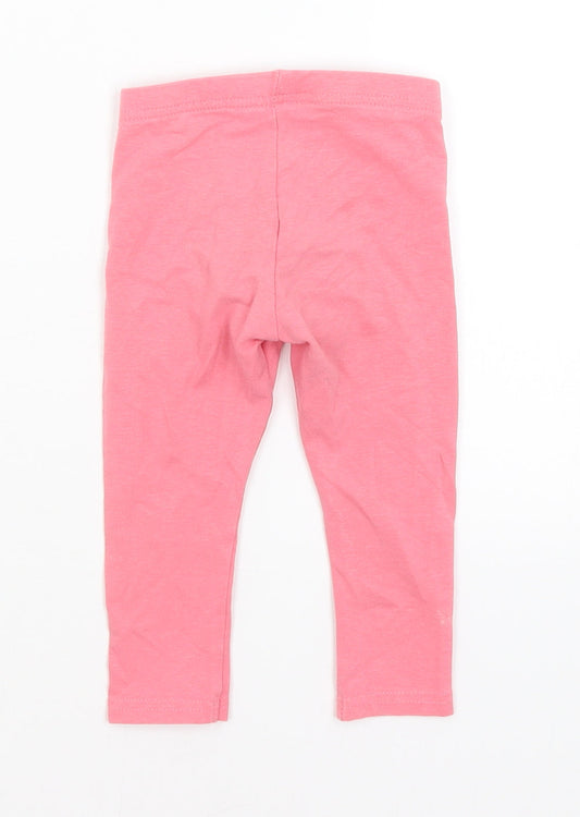 Primark Baby Pink Capri Trousers Size 9-12 Months