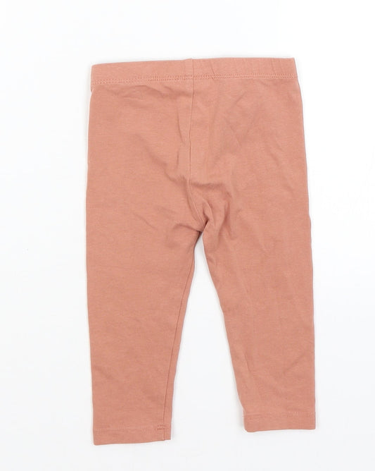 So Cute Baby Pink Capri Trousers Size 9-12 Months