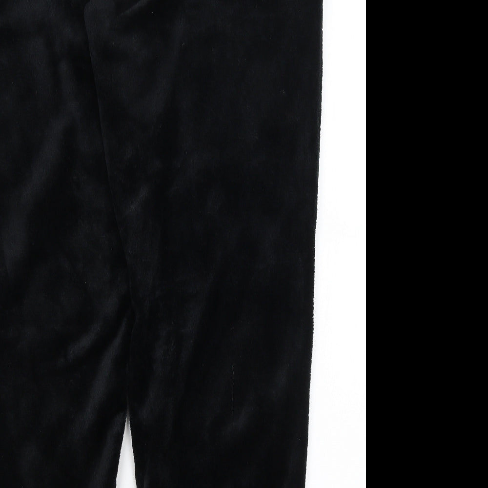 Womens UK Size M Avenue Regular Fit Sweatpants Black Trousers