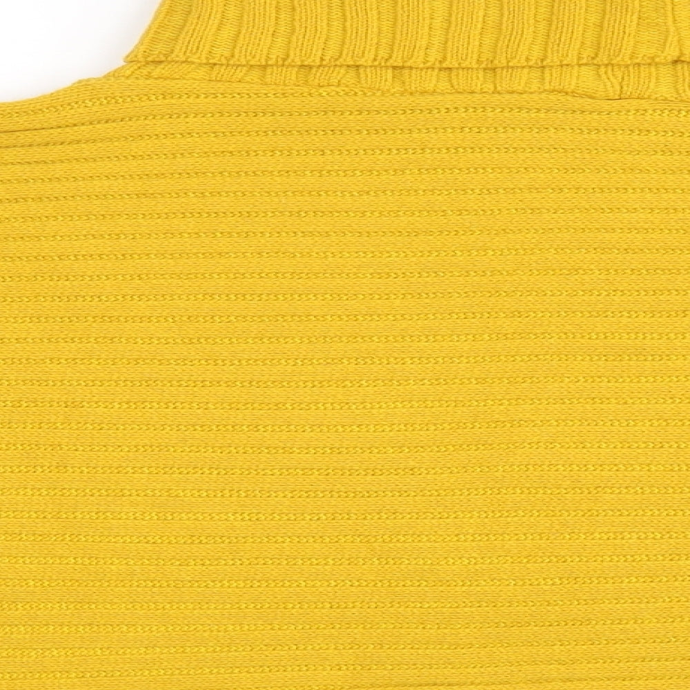 Womens UK Size S New Look Yellow Pullover Jumper