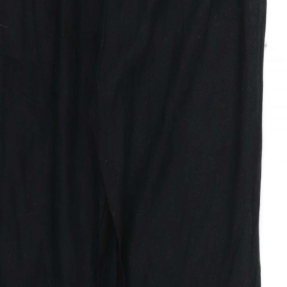 Marks and Spencer Womens Black Trousers Size 12 L26 in