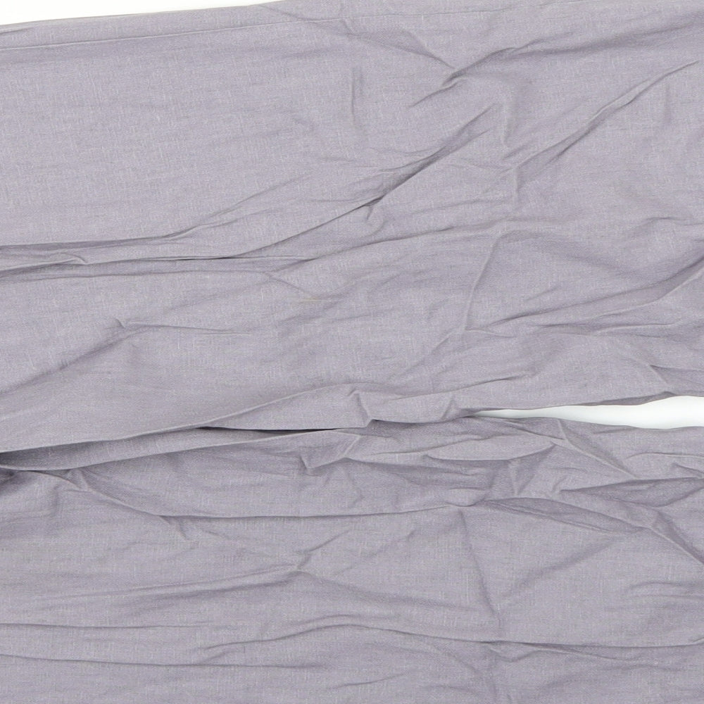 F&F Womens Grey Trousers Size 14 L28 in