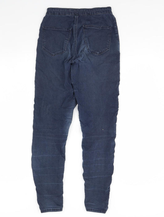 Topshop Womens Blue Denim Skinny Jeans Size 28 L30 in