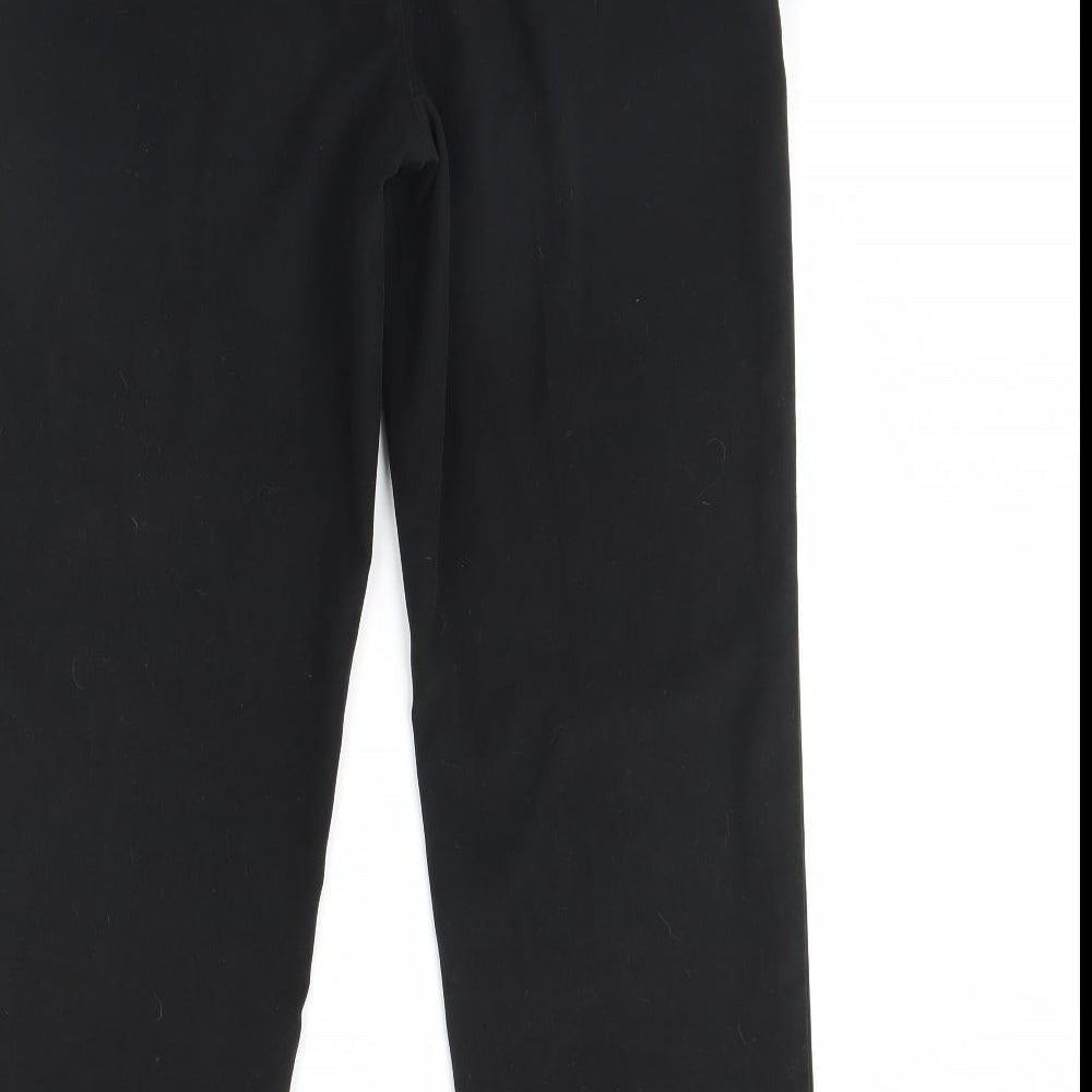 Womens UK Size M Joella Di Marco Regular Fit Black Trousers
