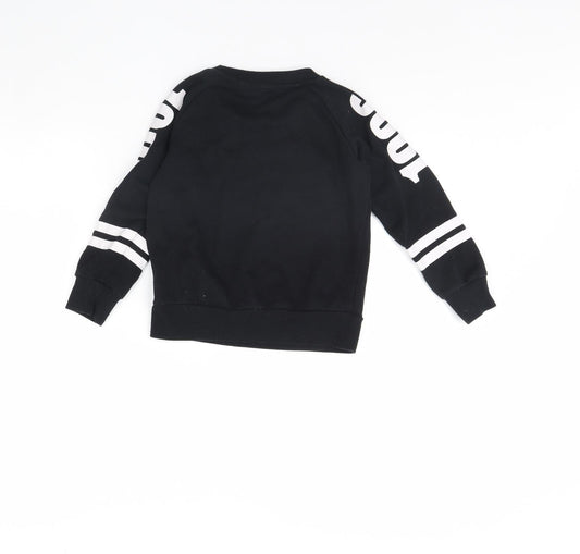 Young Dimension Girls Black Pullover Jumper Size 7 Years