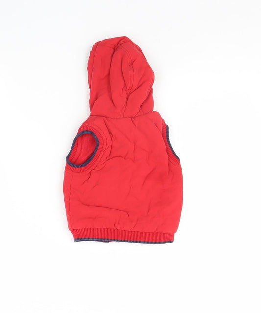 George Baby Red Gilet Coat Size 3-6 Months - Disney