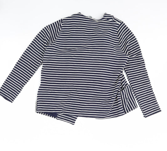 Lakeland Womens Blue Striped Jacket Size M