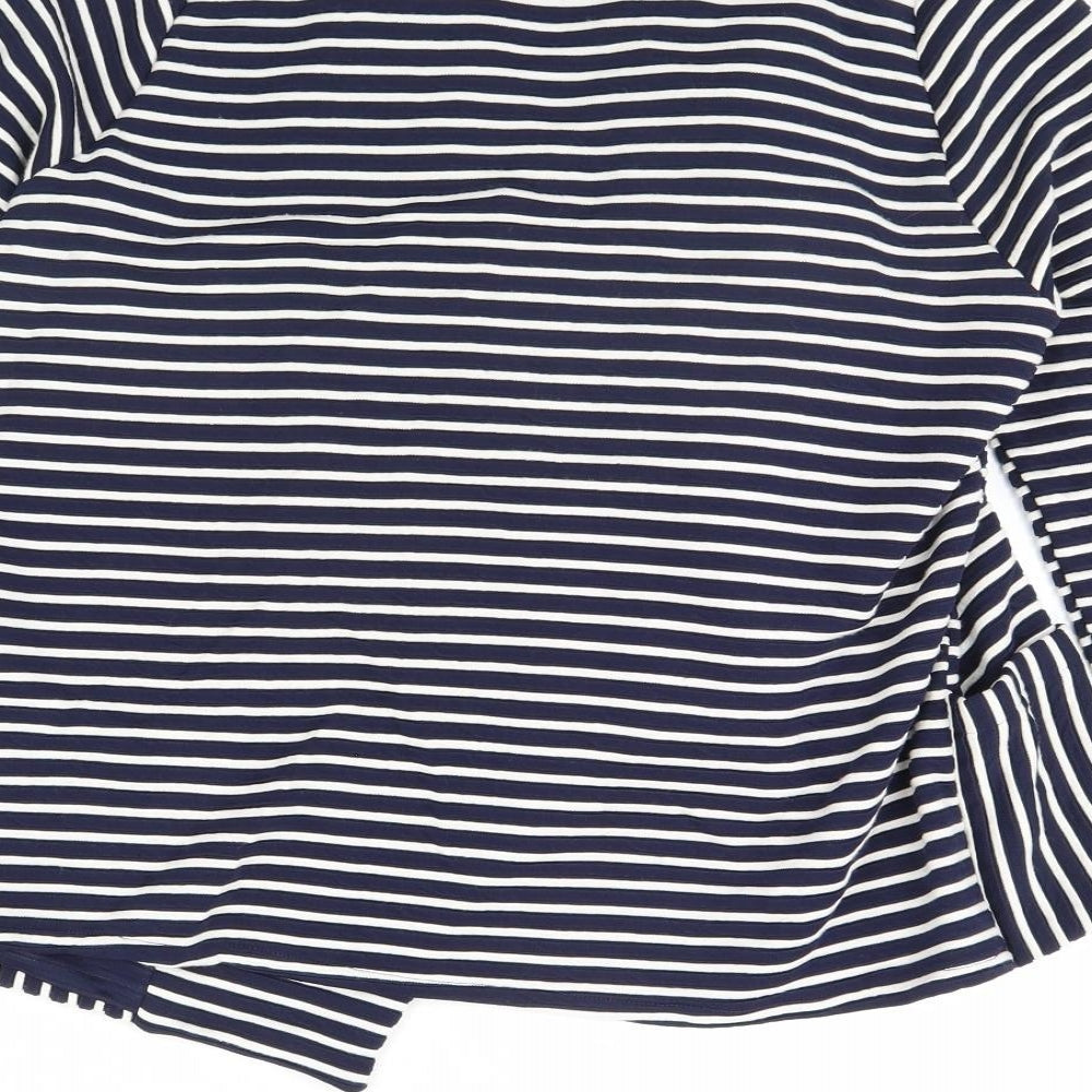 Lakeland Womens Blue Striped Jacket Size M