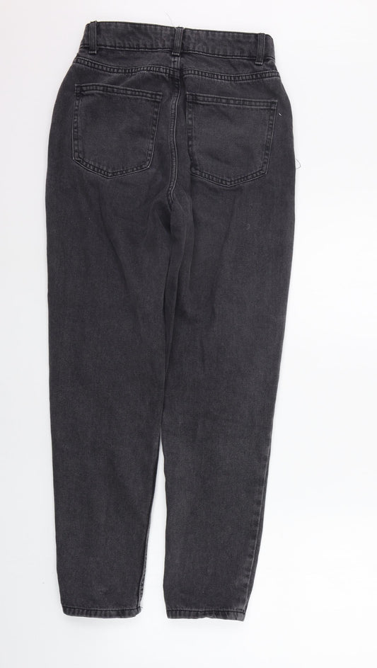 Primark Womens Grey Straight Jeans Size 8 L29 in