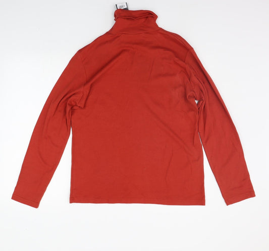 Womens UK Size L EWM Red Basic T-Shirt