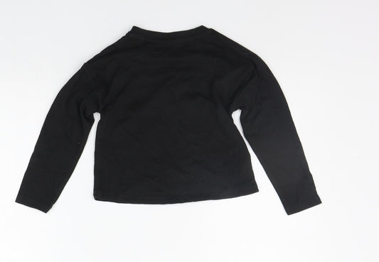 TU Boys Black Basic T-Shirt Size 5 Years