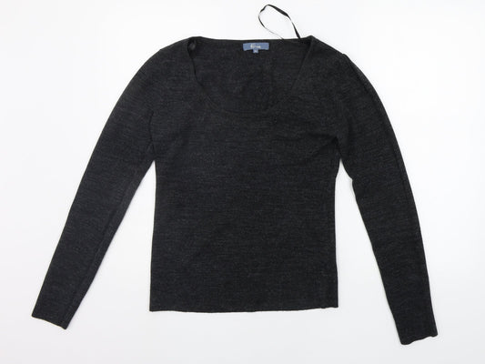 EVIE Womens Grey Pullover Jumper Size 10