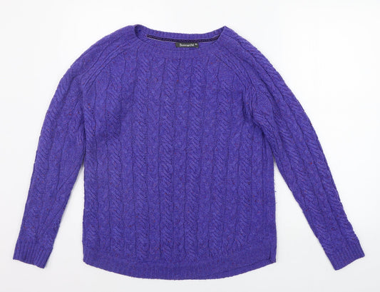 Womens UK Size XS BONMARCHE Purple Pullover Jumper