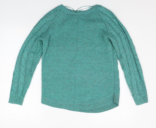 Womens UK Size XS BONMARCHE Green Pullover Jumper