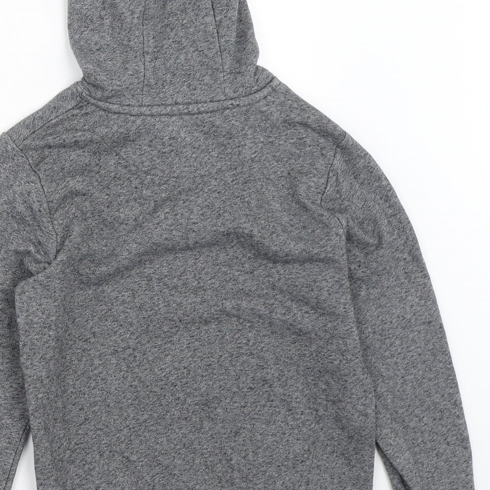 Marks and Spencer Boys Grey Pullover Hoodie Size 8-9 Years