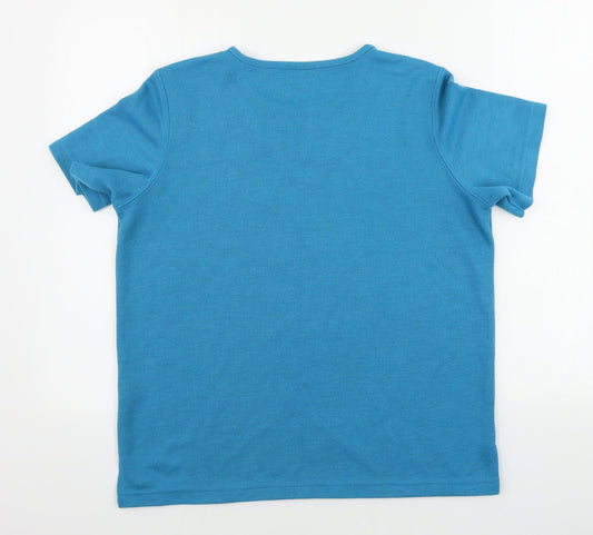 Womens UK Size S bm Blue Pullover Jumper