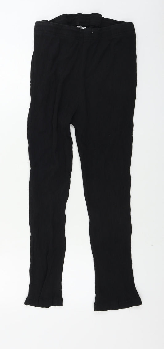 Womens UK Size 12 Damart Regular Fit Black Trousers