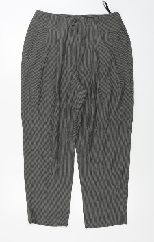 Womens UK Size 12 Phase Eight Regular Fit Grey Trousers