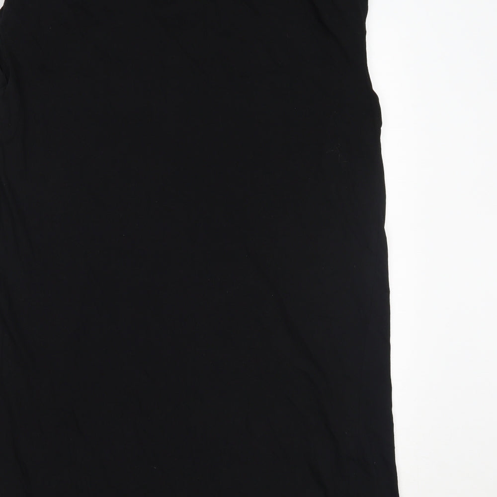 Womens UK Size M H&M Black Basic T-Shirt