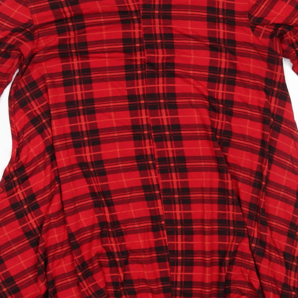 Womens UK Size M Cherry Couture Red Basic Blouse