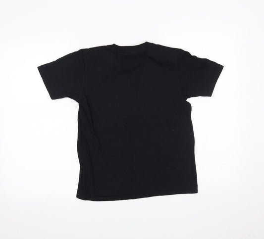 Gildan Boys Black Basic T-Shirt Size L