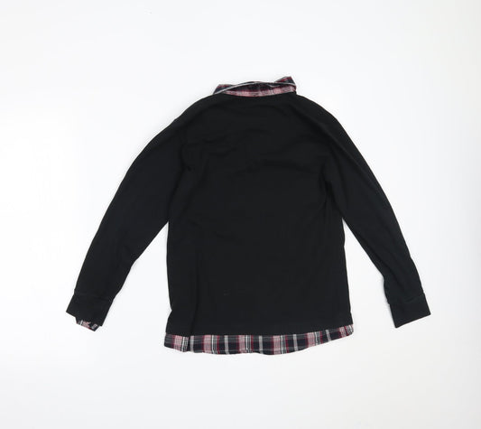 Matalan Boys Black Basic Casual Size 10-11 Years