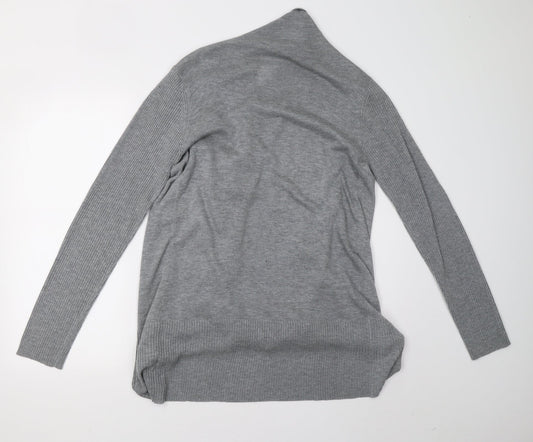 Primark Womens Grey Knit Cardigan Jumper Size 12