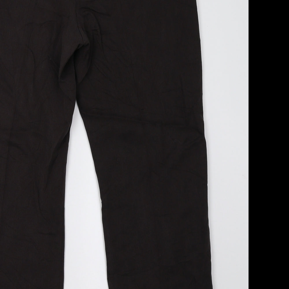 cc Womens Brown Trousers Size 14 L30 in