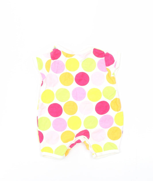 Miniclub Baby Multicoloured Polka Dot Romper One-Piece Size 0-3 Months