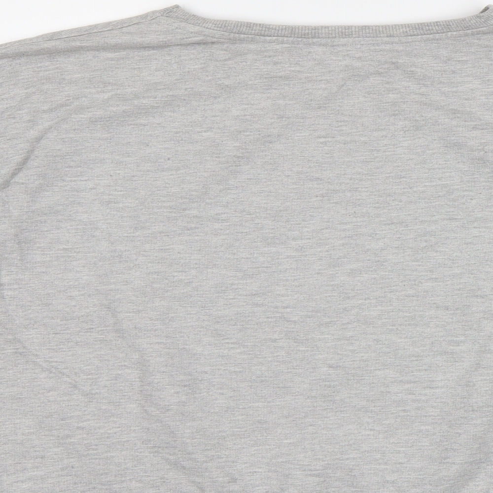 Lefties Womens Grey Pullover Sweatshirt Size L - NYC