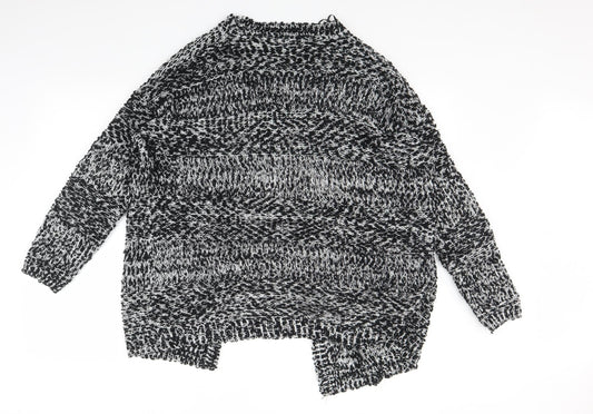 Womens UK Size M Papaya Multicoloured Cardigan Jumper
