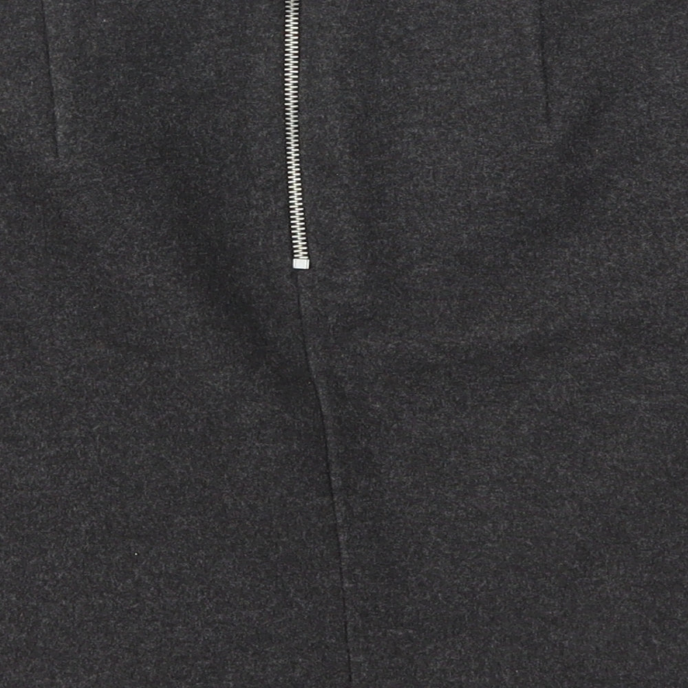 TU Womens Grey A-Line Skirt Size 10