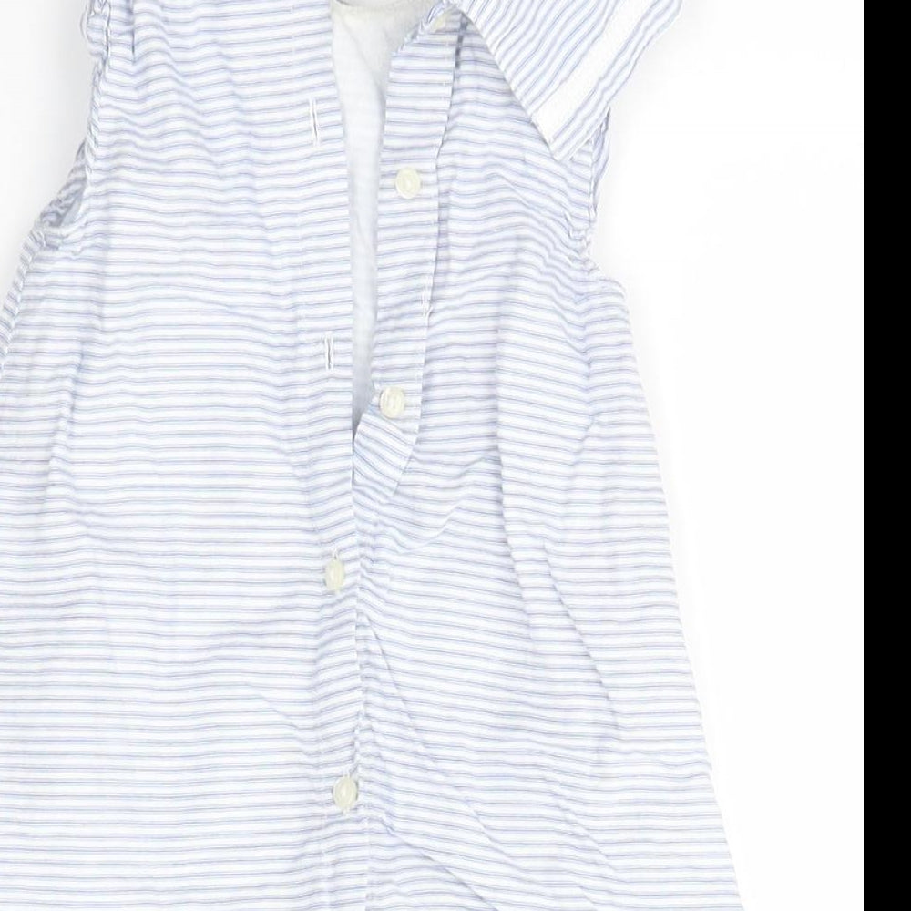 M&S Girls Multicoloured Striped A-Line Size 6-9 Months