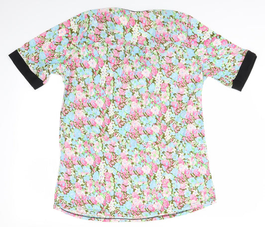 Womens UK Size M CECILIA Multicoloured Basic T-Shirt