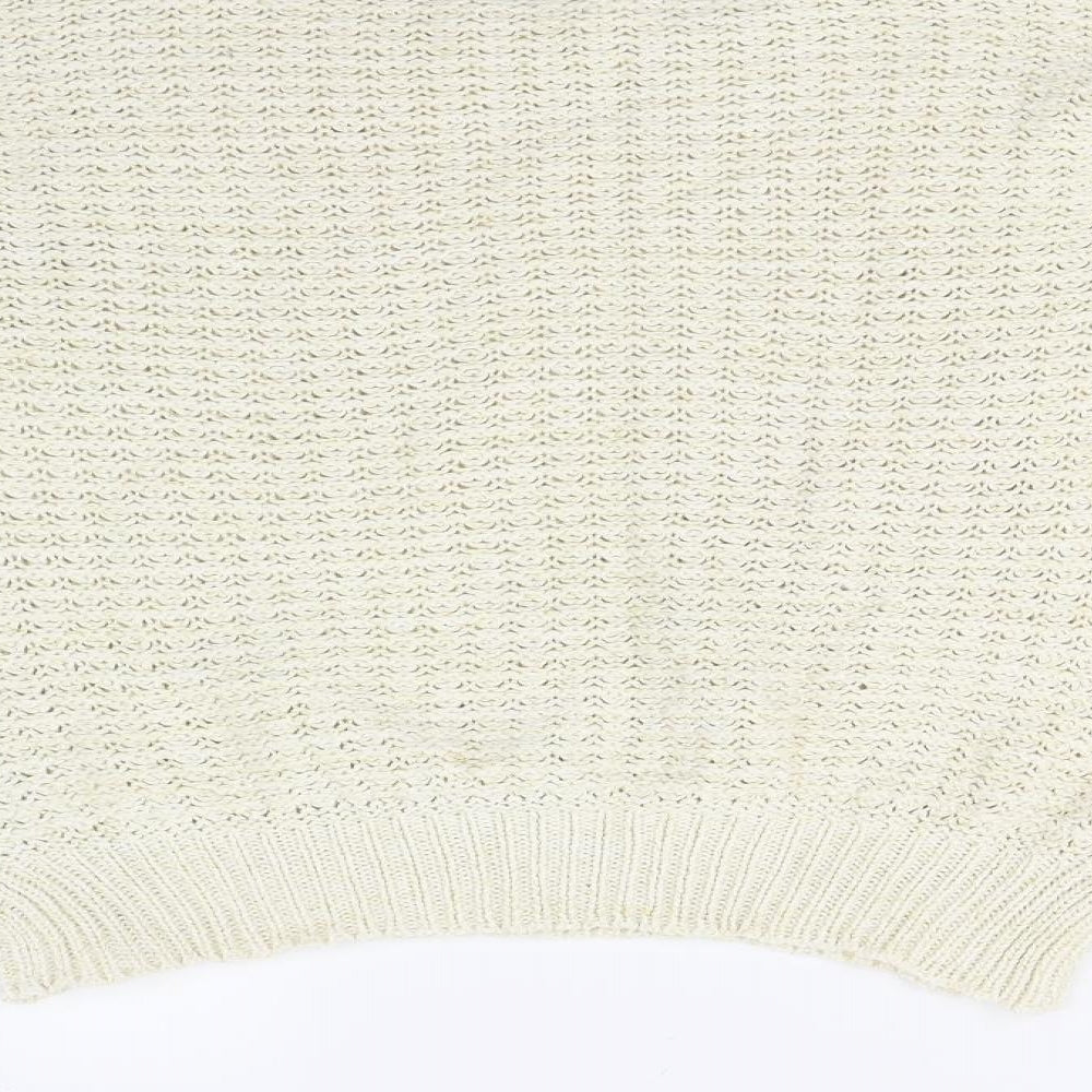 Womens UK Size 14 Papaya Beige Pullover Jumper