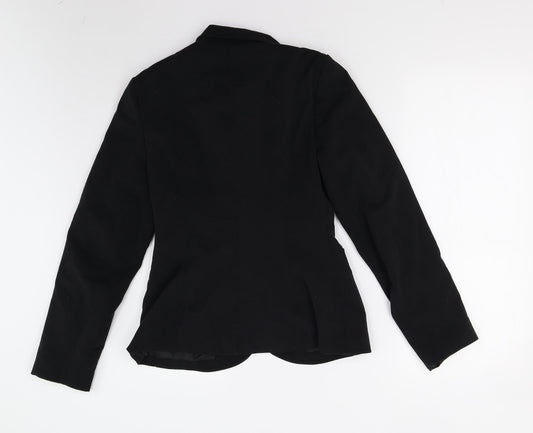 Bay Womens Black Jacket Blazer Size 10
