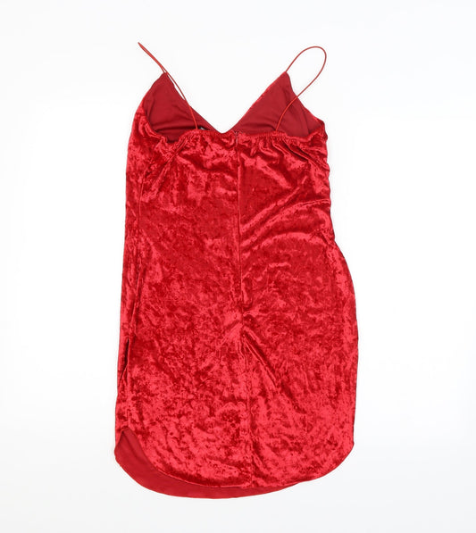 AX Paris Womens Red Slip Dress Size 10
