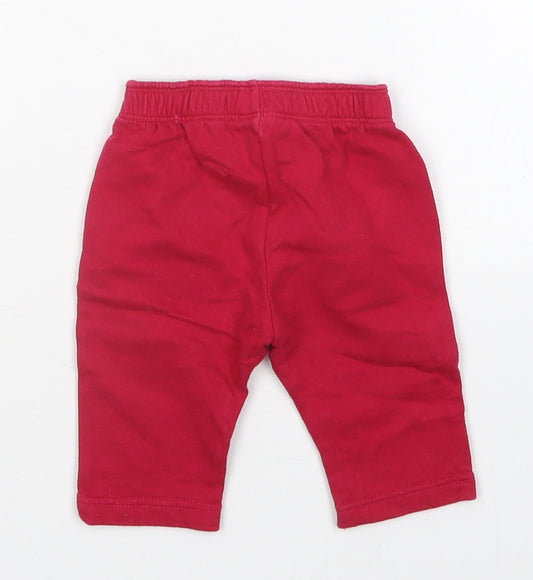 teddy boom Girls Pink Sweatpants Trousers Size 0-3 Months